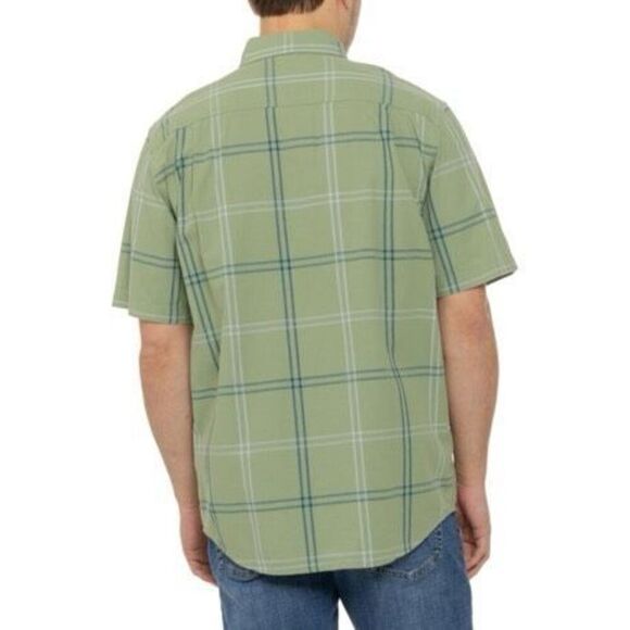✨Carhartt Loose Fit Midweight Plaid Sz Large Shirt - Short Sleeve✨ - Picture 2 of 8